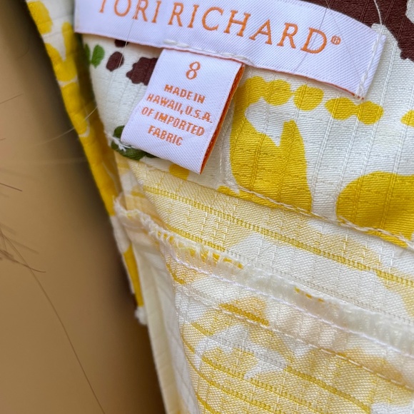 Tori Richard of Honolulu NWOT Designer Adjustable Strap Sun Top Size 8 - Picture 5 of 16